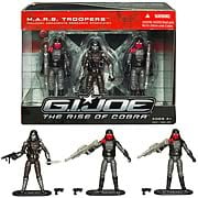 G.I. Joe Movie Rise of Cobra MARS Troopers Action Figure Set